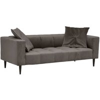 Atmosphera - Sofa Indra - 3-Sitzer - Samt - grau créateur d'intérieur von ATMOSPHERA
