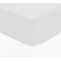 Spannbettlaken aus Baumwolle - weiß - überzugshöhe h. 30 cm - 90x190 cm Atmosphera Weiß von ATMOSPHERA