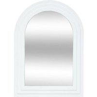 Atmosphera - Spiegel Emily Holz - weiß - H.55 cm créateur d'intérieur von ATMOSPHERA