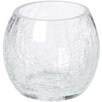 Teelicht - gecracktes Glas - H7 cm Atmosphera créateur d'intérieur von ATMOSPHERA