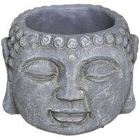 Atmosphera - Topf Buddha Zement H9cm - Grau Atmosphera - Topf Buddha Zement H9cm - Grau von ATMOSPHERA