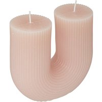 U-förmige Kerze Demi pink - 400g Atmosphera Rosa von ATMOSPHERA