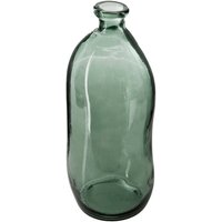 Atmosphera - Vase Dame Jeanne - recyceltes Glas - khakigrün h 51 cm Khaki von ATMOSPHERA