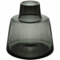Vase aus Glas, Höhe 23 cm, Grau Atmosphera von ATMOSPHERA