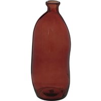 Atmosphera - Vase Flasche Uly Recyclingglas - D.13 cm Bernstein von ATMOSPHERA