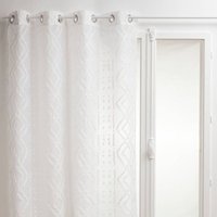 Vorhang Sama - Jacquardmuster - weiß 140x240 cm Atmosphera créateur d'intérieur von ATMOSPHERA