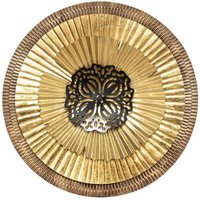 Wanddeko 'Nam' - Metall - goldfarben d. 67 cm - Golden Atmosphera créateur d'intérieur von ATMOSPHERA