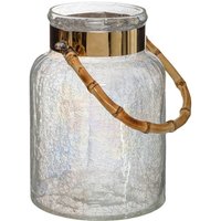 Atmosphera - Windlicht Ritual Crackling-Glas H25cm - Transparent Atmosphera - Windlicht Ritual Crackling-Glas H25cm - Transparent von ATMOSPHERA