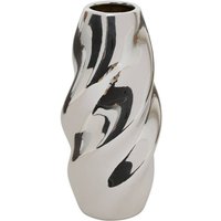 Vase Sky silber H21,5cm Atmosphera créateur d'intérieur von ATMOSPHERA