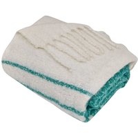 Atmosphera - Plaid mit Mohair-Effekt Flow hollywoodgrün D170x130cm créateur d'intérieur von ATMOSPHERA