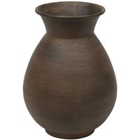 Vase Wonj braun H20cm Atmosphera créateur d'intérieur von ATMOSPHERA
