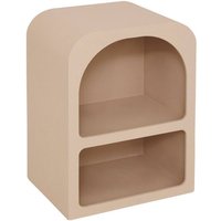 Atmosphera - Nachttisch Soleya mittelbeige 40x30cm créateur d'intérieur von ATMOSPHERA
