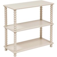 Atmosphera - Regal 3 Ebenen Chamlo elfenbeinfarben 75x34cm créateur d'intérieur von ATMOSPHERA