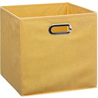 Atmosphera - Aufbewahrungsbox 31 x 31 x 31 cm Ocker - Ocre von ATMOSPHERA