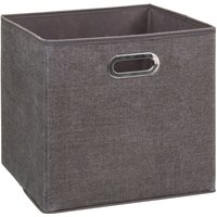 Aufbewahrungsbox 31 x 31 x 31 cm Atmosphera Taupe - Taupe von ATMOSPHERA