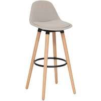 Barhocker Maxon beige H92,5cm - Atmosphera créateur d'intérieur von ATMOSPHERA