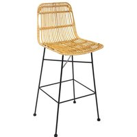 Barstuhl Kubu - Metall und Rattan Atmosphera créateur d'intérieur von ATMOSPHERA