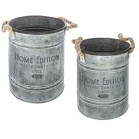 Atmosphera - Blumenübertöpfe, 2 Größen, Set von ATMOSPHERA