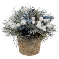 COMPO TOPF BLAU H19CM - Atmosphera créateur d'intérieur von ATMOSPHERA