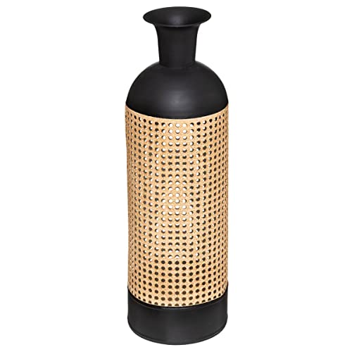 Atmosphera - Vase - Arbela - Metall - schwarz - H60-5 cm - Schwarz von ATMOSPHERA CREATEUR D'INTERIEUR