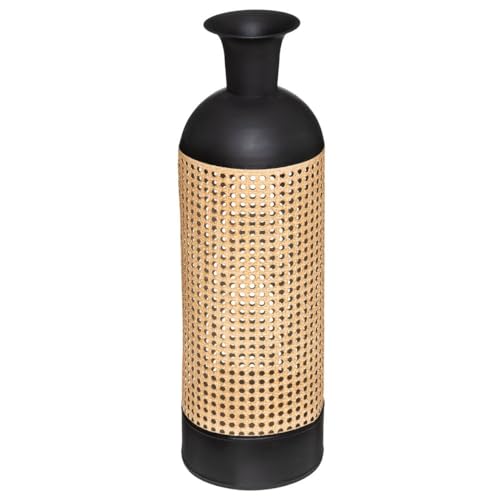 Atmosphera - Vase - Arbela - Metall - schwarz - H60-5 cm - Schwarz von ATMOSPHERA CREATEUR D'INTERIEUR