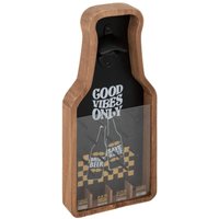 Atmosphera - Flaschenöffner Family corner Holz Schwarz H39cm créateur d'intérieur von ATMOSPHERA