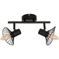 Atmosphera - Deckenleuchte 2 Wandleuchten Adelia schwarz L28cm créateur d'intérieur Atmosphera - Deckenleuchte 2 Wandleuchten Adelia schwarz L28cm créateur d'intérieur von ATMOSPHERA