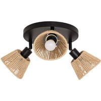 Deckenleuchte 3 Wandleuchten Myha aus Seilen D25cm - Atmosphera créateur d'intérieur von ATMOSPHERA