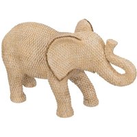 Atmosphera - Deko-Elefant Kyra Harz - H.51 cm Beige von ATMOSPHERA