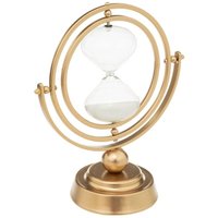 Atmosphera - Deko-Sanduhr Bota Metall und Glas - Gold - H23 cm Golden von ATMOSPHERA