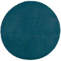 Atmosphera - Extra weicher Teppich in Felloptik - blaugrün d. 80 cm créateur d'intérieur von ATMOSPHERA