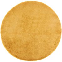 Atmosphera - Extra weicher Teppich in Felloptik - senfgelb d. 80 cm créateur d'intérieur von ATMOSPHERA