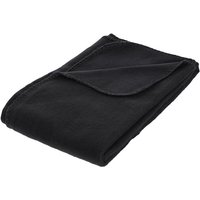 Fleecedecke - Fleece - schwarz - 125x150 cm Atmosphera Schwarz von ATMOSPHERA