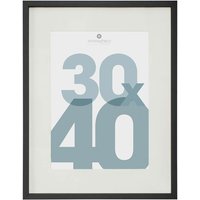 Atmosphera - Fotorahmen Manu - Holz und Glas - schwarz - 30x40 cm Schwarz von ATMOSPHERA