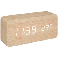 Gamiel UHR WECKER natur aus einer Platte, die Holz imitiert von ATMOSPHERA