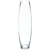 Gewölbte Vase - Glas - H40 cm Atmosphera Transparent von ATMOSPHERA