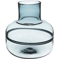 Flache Vase Line - Glas d. 23 -5 cm Atmosphera Grau von ATMOSPHERA