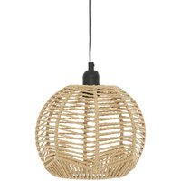 Hängelampe caren mit geflochtenem Lampenschirm, ø 24 cm von ATMOSPHERA