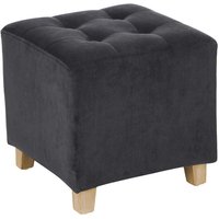 Atmosphera Créateur D'intérieur - Hocker Léandre grau mit Samteffekt Atmosphera Créateur D'intérieur - Hocker Léandre grau mit Samteffekt von ATMOSPHERA