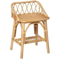 Atmosphera - Kinder-Nachttisch - Rattan h. 56 cm Beige von ATMOSPHERA