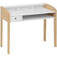 Kinder-Schreibtisch im skandinavischen Stil, Beine aus recyceltem Holz, 100 x 52 x 85 cm von ATMOSPHERA