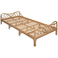 Kinderbett - Rattan 90x190 cm - Atmosphera - Beige von ATMOSPHERA