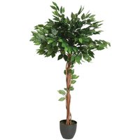 Atmosphera - Kunstbaum ficus im Blumentopf, 120 cm von ATMOSPHERA