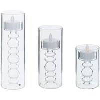 LED-Kerze Lena transparent 6x6cm - Atmosphera créateur d'intérieur LED-Kerze Lena transparent 6x6cm - Atmosphera créateur d'intérieur von ATMOSPHERA