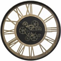 Atmosphera - Loft Wanduhr mit sichtbarem Mechanismus, ø 57 cm von ATMOSPHERA