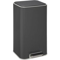 Atmosphera - Metall-Abfalleimer Saphir 30 Liter Atmosphere - Anthrazitgrau - Gris Anthracite von ATMOSPHERA