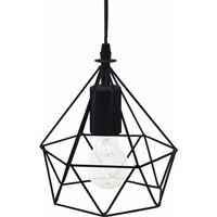 Atmosphera - Modnea Pendelleuchte in schwarz mit durchbrochenem Diffusor aus Metall ideal für Lofts. von ATMOSPHERA