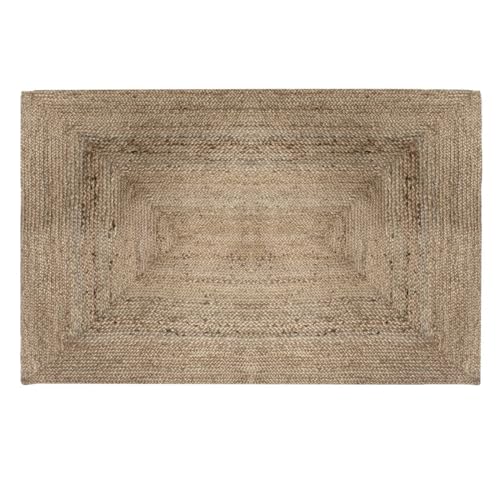 Atmosphera - Juteteppich 120 × 170 cm - Leinen weiß von ATMOSPHERA CREATEUR D'INTERIEUR