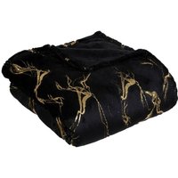 Plaid Marmor gold 130x180 - Atmosphera créateur d'intérieur von ATMOSPHERA