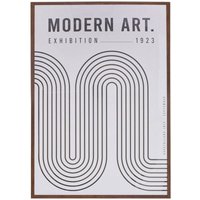 Atmosphera - Gerahmtes Poster Adem schwarz-weiß 50x70cm créateur d'intérieur von ATMOSPHERA